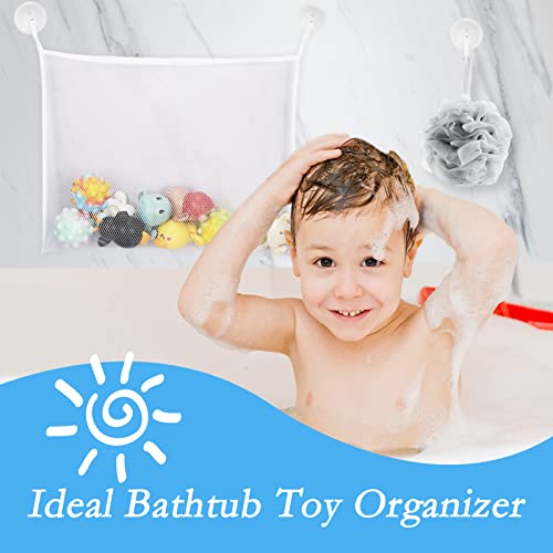 FYY 2 x Mesh Bath Toy Organizer, Bath Toy Storage for Baby Bath Toys
