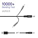 Onite DC Plugs Male 4.0x1.7mm, 4.0x1.35mm, 3.5x1.35mm, 3.5mm Mono, 3.0x1.1mm, 2.5x0.7mm, 2.5mm Mono, 2.35x0.7mm, 2.0x0.6mm Adapters for Electronics Devices Tablets, USB to DC 5.5x2.1mm Cord (DC9+1)