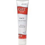 Cotz Face Natural Skin Tone SPF 40, 1.5 Ounce (Set of 2)