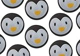 Bulk 12 Penguin Bouncy Balls - Cute Winter Party Supplies Favor Set - 1 Dozen