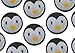 Bulk 12 Penguin Bouncy Balls - Cute Winter Party Supplies Favor Set - 1 Dozen