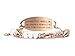 BAIYI Medical Alert ID Bracelet Rose Gold Filled Beads Cuff Wrap Bangle for Women Free Engraving