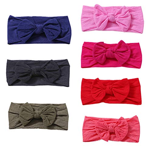 Baby Headbands Turban Knotted,Newborn Infant Toddler Hairbands and Bows Child Hair Accessories
