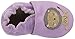 Robeez Girls' Soft Soles, Traditional Silhouette Slip-on, Lori The Lion-Purple, 18-24 Months M US Infant