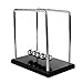 SciencePurchase Newton's Cradle Art in Motion, 7 1/4-Inch Balance Balls - Black Wooden Base