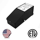 HitLights 40 Watt Dimmable LED Driver, 12V Magnetic Power Supply - 110V AC - 12V DC LED Transformer. Compatible with Lutron and Leviton for LED Strip Lights, Constant Voltage LED Products