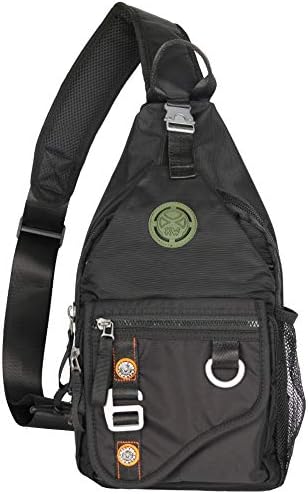 VanlisonSling Bag Chest Shoulder Backpack Crossbody Multipurpose Daypack For Men Women