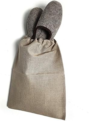 linen shoe bag