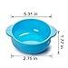 iGuerburn Baby Silicone Snack Food Feeding Bowls / Toddler Dishes (Set of 2, Green / Blue)