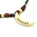 Real Teeth Tibetan Buddhist Mantra Om Mani Padme Hum Pendant Necklace, Yoga Meditation Buddhist Jewelry