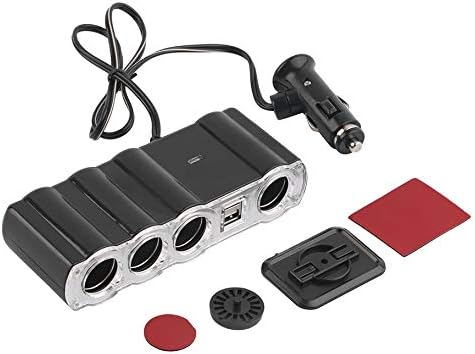 12v 24v 4 Way Multi Socket Car Charger Vehicle Auto Car