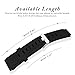 Diruite for Michael Kors Access Runway Band Strap, 18mm Classic Silicone Band Strap for MK Runway MKT5045 / 5048 Smartwatch - Black