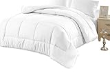 Unique Home King Comforter Duvet Insert White All Season Alternative Goose Down Comforter Plush Fiberfill