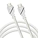 Jumbl High-Speed HDMI Category 2 Premium Cable (25 Feet) Supports 3D & 4K Resolution, Ethernet, 1080P and Audio Return - White