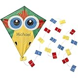 Miles Kimball Personalized Childrenâ€™s Bird Kite, Colorful Kite with Custom Name for Kids