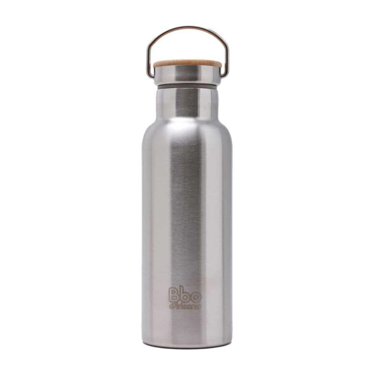 Irisana 72.bbo14.AC Thermos Bottle with Bamboo Stopper, Gender-Free, Steel, 500 ml