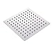 Rozin Chrome Bathroom Rainfall Shower Head 8-inch Square Top Spray