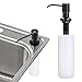 Sink Soap Dispenser, Sumnacon Stainless Steel Liquid Dish Dispenser, Stylish and Sturdy Lotion Shampoo Countertop Mount Kitchen Dispenser Pump, Oil Rubbed Bronze, 17 OZ Bottle, 3.15