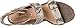 Vionic Womens Perk Carmel Backstrap Heel Sandal Natural Snake Size 8