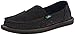 Sanuk Women's Donna Paige Flat,Black,7 M US