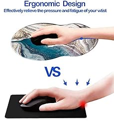 Mouse Pad with Wrist Support, Non Slip Mousepad