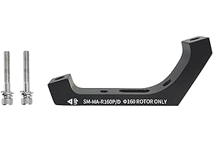 CooMeng SM-MA-F160P/D R160P/D Flat Mount to Post Mount Brake Caliper Adapter for 160mm Rotors Road Disc Brake FM to PM