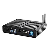 Mini PC Desktop Computer 8G RAM 128G SSD Windows 10(64-bit) Linux Intel CORE i7-5500U/Card Reader/Dual-Band WiFi/Gigabit Ethernet/Dual HDMI Output 4K 60Hz/Dual Display/USB 3.0