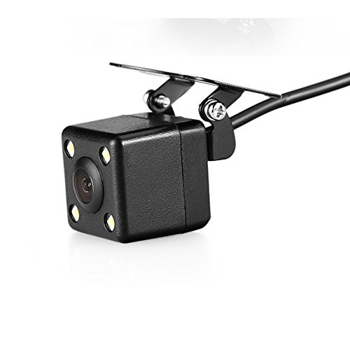 hizpo Car Rear View Camera High Definition Backup Camera Color Wide Viewing Angle Universal Waterproof Car Rear View License Plate Backup Camera for Car DVD Player