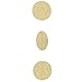 Ling's moment 10 Feet Circle Dots Paper Garland ( Champagne Gold Glitter ) for Wedding, Bridal Showers, Birthday Party, Baby Shower, Event & Party Supplies, 2