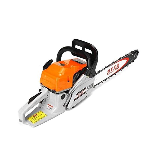 4 kW Benzinbetriebene Kettensäge 62 cc 2-Takt Benzin-Kettensäge Holz Beschneiden Schneiden – Bild 5