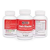 KETO Yes Carb Blocker - 120 Caps Blocks the absorption of Carbohydrates and redirects them into muscles. Promotes healthy weight loss. Clinically tested. More effective than White Kidney Bean Extract.
