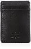 Guess Men's Sedona  Slim Front Pocket Wallet, Black, One Size