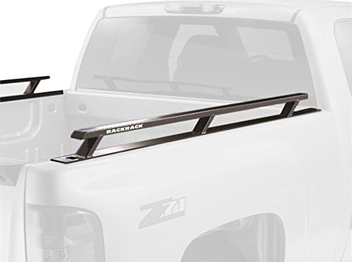 BACKRACK Side Rails to use w/Standard Bed | Black, No Drill | 65523 | Fits 2015-2024 Ford F-150 6.5' Bed Aluminum Body