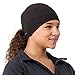 TrailHeads Women's Microfleece Ponytail Hat - Solid Black