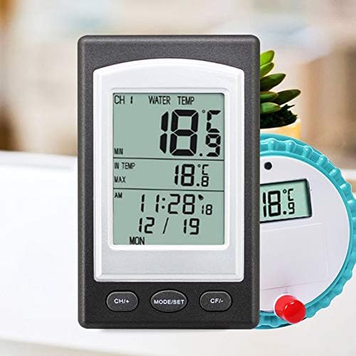 zNLIgHT Tool | Wireless Floating Thermometer Swimming Pool Spa Bath Hot Tub Temperature Meter - Random Color