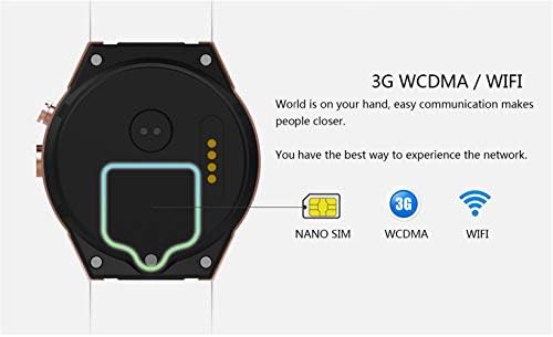 ZLOPV Pulsera Smartwatch 3G Kingwear KW88 Pro MTK6580 HeartRate ...