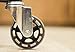 Office Chair Caster Wheels (Set of 5) - Heavy Duty & Safe for All Floors Including Hardwood - Perfect Replacement for Desk Floor Mat - Rollerblade Style w/Universal Fit
