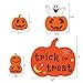 Halloween Decorations Outdoor | 10 Pack Track-or-Treat Corrugate Yard Stake Signs | Large Friendly Halloween Yard/Lawn Decorations