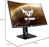 ASUS TUF Gaming VG27VQ 27 inch Full HD 165Hz Curved Monitor view 7