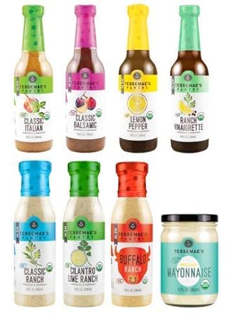 Amazon Com Tessemae S All Natural Pantry Pack Dressing Sauce