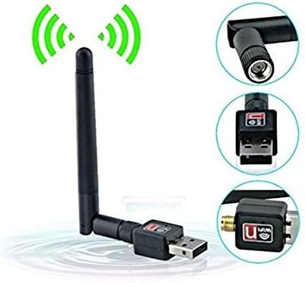 Swapkart 600Mbps USB WiFi Dongle Wireless Adapter 802.11n/g/b with Antenna for All PC, Laptops, Andrioid, iOS Devices (Random Colour)