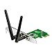 ASUS(PCE-N15) maximum performance Wireless-N Network Adapter ( 300Mbps Transmit / 300Mbps Receive) with PCI-E interface, Include Full Height and Low Profile bracket, WPS button Support