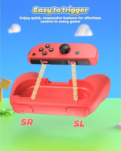 Controladores para Nintendo Switch Joy Con, suave al tacto, antideslizante y antiarañazos Azul Y Rojo