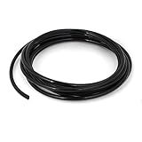 uxcell Black 8mm x 5mm Air Pneumatic Polyurethane Tube PU Hose Pipe 5.5 Meter