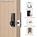 Smart Door Lock, NexTrend Smart Deadbolt Bluetooth Keyless, Touchscreen Enable Mechanical Keys, Auto Lock, Send Ekeys, Free APP Monitoring, Easy to Install for Home,Hotel,Apartment, Silver
