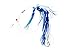 Offshore fishing lure daisy chain blue and white squid pusher fishing lure