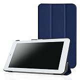 Acer Iconia ONE B1-770 Case, Pasonomi® Ultra Slim Lightweight PU Leather Folio Case Stand Cover for Acer Iconia ONE B1-770 7 inch Tablet (Dark Blue)