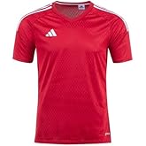 adidas Kids Boys Tiro23 Competition V Neck Short Sleeve Jersey Soccer Cleats Breathable - Grey