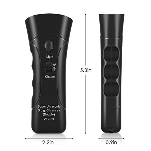 Zomma Handheld Dog Repellent, Ultrasonic Infrared Dog Deterrent, Bark Stopper + Good Behavior Dog Training - Thumbnail 5