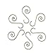 Elevate Essentials Swirl Hooks - Gold Decorative Ornament Hangers, 40 ct